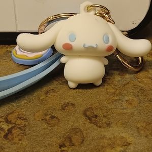 Cloud Bunny Key Chain
